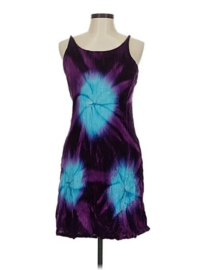 Pre-owned Assorted Brands Cocktail Dress In Purple