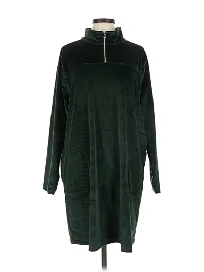 Pre-owned Any Body Casual Dress In Green