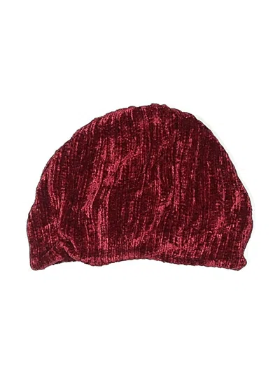 Pre-owned Isotoner Beanie Hat In Red
