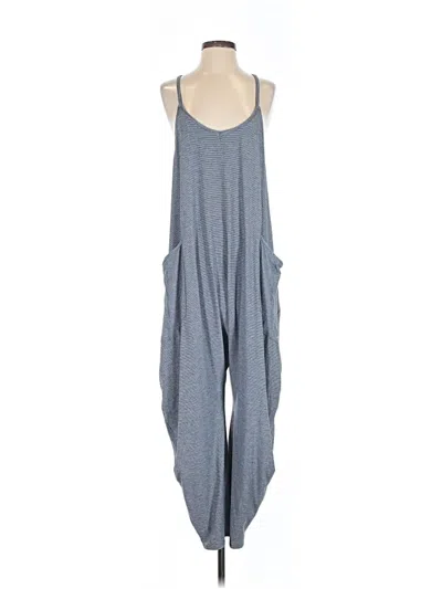 Pre-owned Fundamental Coast Jumpsuit In Gray