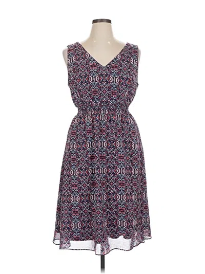 Pre-owned Inc International Concepts Casual Dress In Blue