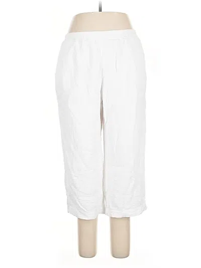 Pre-owned Alfred Dunner Casual Pants In White