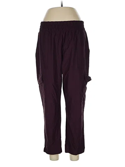 Pre-owned Active By Old Navy Casual Pants In Burgundy