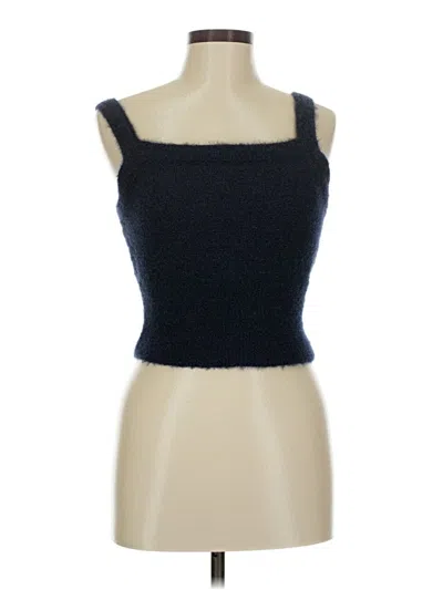 Pre-owned House Of Harlow 1960 Sleeveless Top Blue Strapless Neckline Tops
