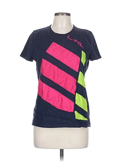 Pre-owned L-rl Lauren Active Ralph Lauren Short Sleeve Top Pink Crew Neck Tops