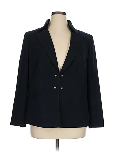 Pre-owned Tahari By Asl Blazer Jacket In Blue