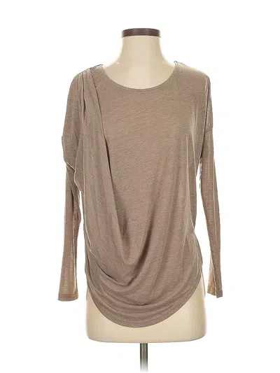 Pre-owned Bobi 3/4 Sleeve T-shirt In Brown