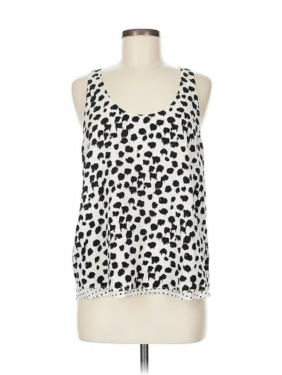 Pre-owned A.l.c Sleeveless Top Ivory Halter Neckline Tops In White