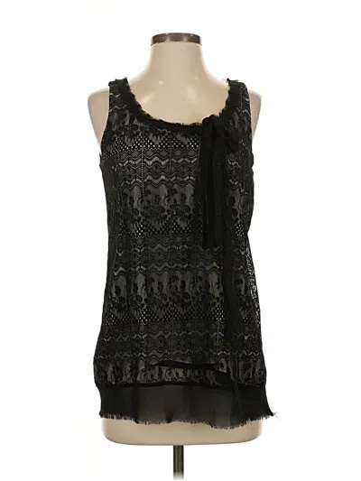 Pre-owned Cabi Sleeveless Blouse In Black