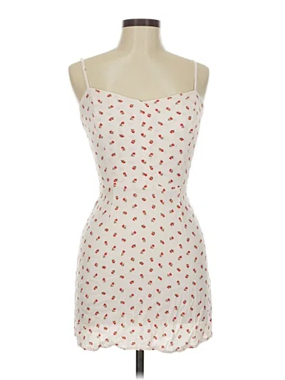 Pre-owned Reformation Cocktail Dress In White