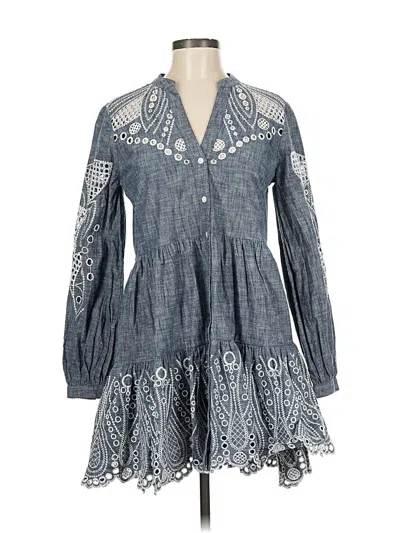 Pre-owned Veronica Beard Casual Dress In Gray