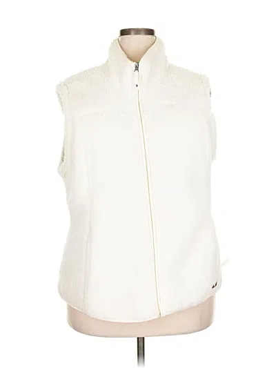 Pre-owned Free Country Vest In White