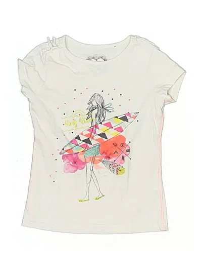 Pre-owned Deux Par Deux Kids' Short Sleeve T-shirt In White