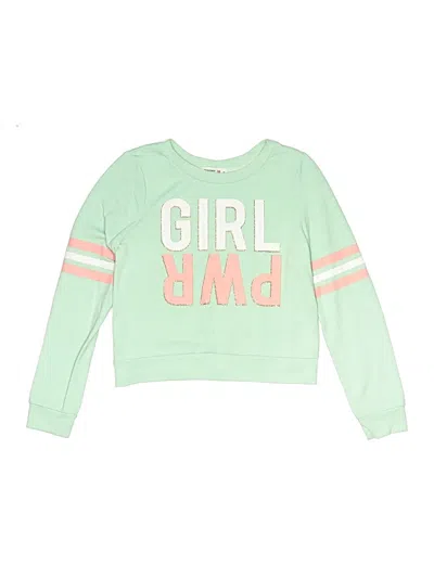 Pre-owned Beautees Kids' Sweatshirt In Green