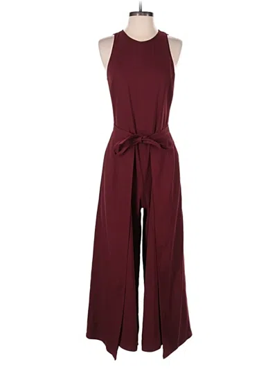 Pre-owned Joie Jumpsuit In Burgundy