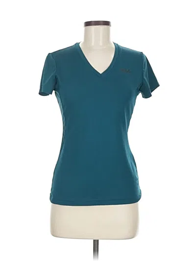 Pre-owned Fila Active T-shirt In Blue