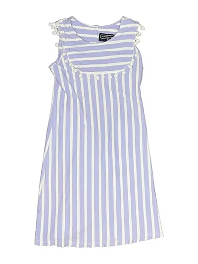 Pre-owned Duffield Lane Kids' Dress In Blue