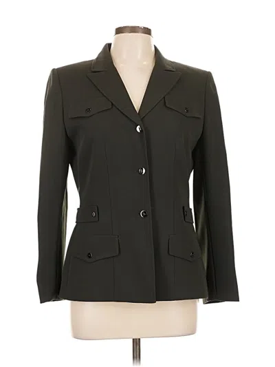 Pre-owned Tahari By Asl Blazer Jacket In Green