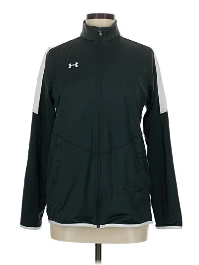 Pre-owned Under Armour Track Jacket In Green