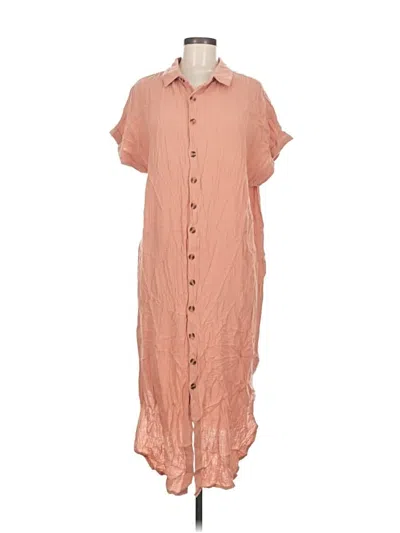 Dokotoo Casual Dress In Orange