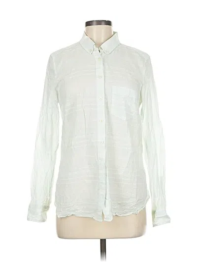 Pre-owned Gap Long Sleeve Button Down Shirt In Green