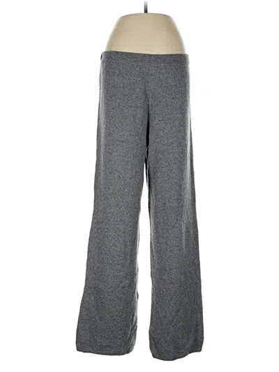 Pre-owned St John Casual Pants In Gray