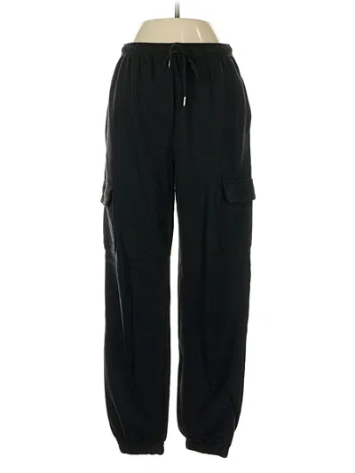 Pre-owned Bershka Cargo Pants In Black