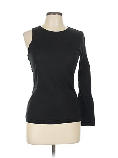 Pre-owned Y-3 Long Sleeve Top Black One Shoulder Neckline Tops