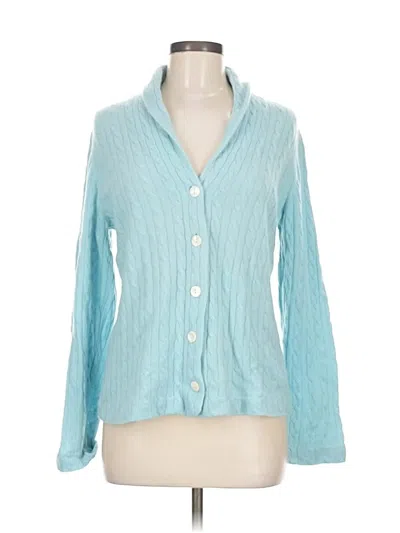 Pre-owned Charter Club Cardigan Sweater In Blue