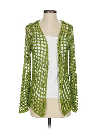 Pre-owned More To Come Cardigan Sweater In Green