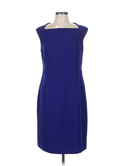 Pre-owned Boss By Hugo Boss Cocktail Dress In Blue