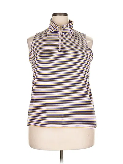 Pre-owned Eye Candy Tank Top Gold Halter Neckline Tops