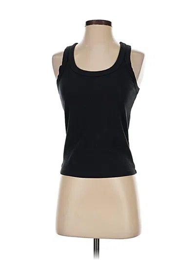 Pre-owned Marine Layer Tank Top Black Halter Neckline Tops