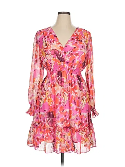 Pre-owned Assorted Brands Casual Dress In Pink