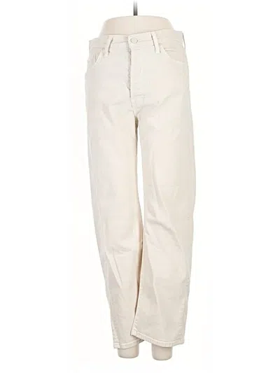 Pre-owned Mother Casual Pants In White