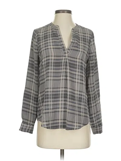 Pre-owned Joie 3/4 Sleeve Blouse In Gray