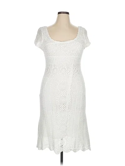 Pre-owned Dressbarn Cocktail Dress In White