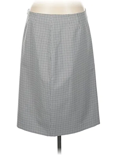 Pre-owned Le Suit Formal Skirt In Gray