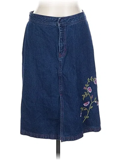 Pre-owned Gap Denim Skirt In Blue