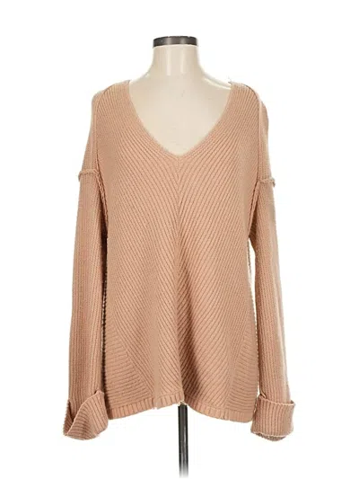 Pre-owned Anna Grace Pullover Sweater In Brown