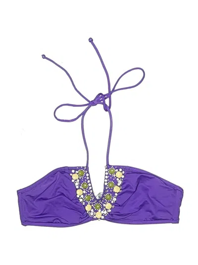 Pre-owned Victoria's Secret Swimsuit Top Purple Swimwear
