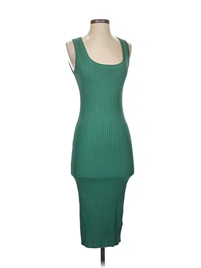 Pre-owned H&m Cocktail Dress In Green