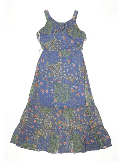 Pre-owned Zunie Kids' Dress In Blue