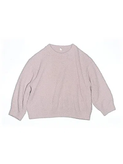 Pre-owned Uniqlo Kids' Pullover Sweater In Pink