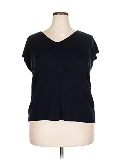 Pre-owned Talbots Short Sleeve T-shirt In Blue