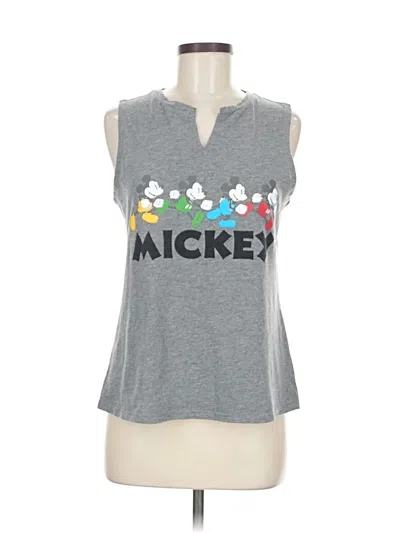 Pre-owned Disney Sleeveless T-shirt In Gray
