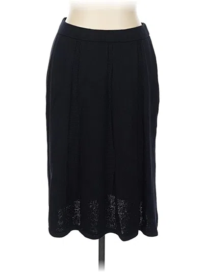 Pre-owned St. John Collection By Marie Gray Formal Skirt In Black