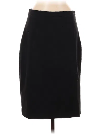 Pre-owned Banana Republic Wool Skirt In Black