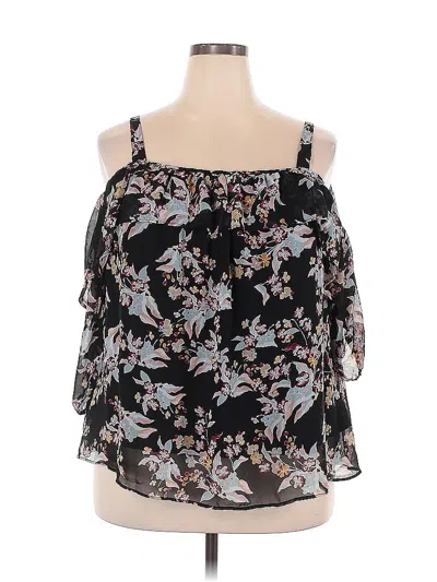 Pre-owned Boutique Sleeveless Blouse In Black