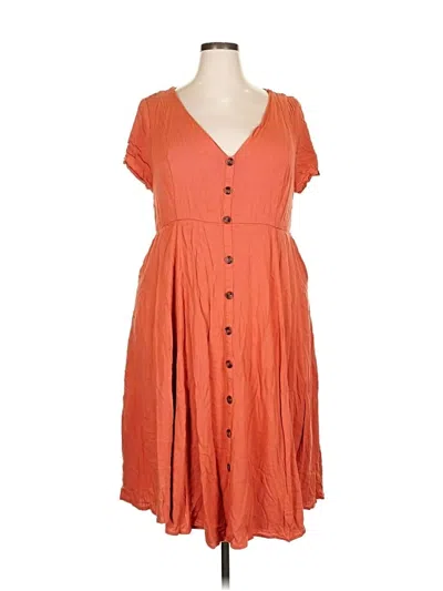 Pre-owned Torrid Casual Dress In Orange